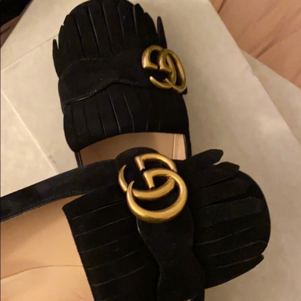 💯 % authentic Gucci Marmont flats